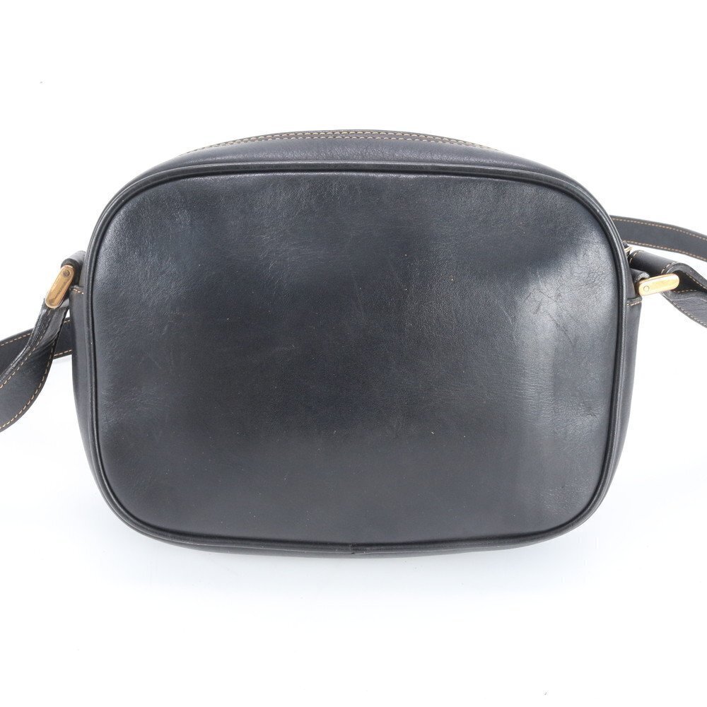 Gucci Calf Hair Leather Shoulder Bag Crossbody Black Brown EWM - Picture 4 of 9